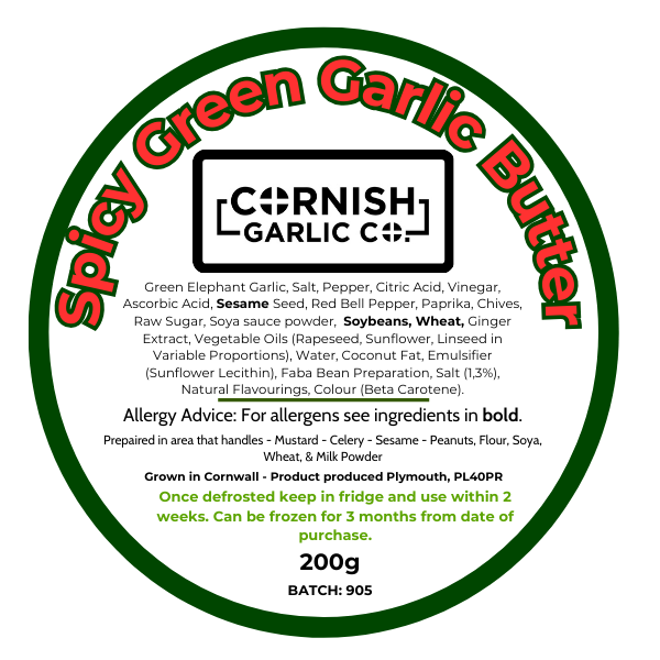 Spicy Green Garlic Butter