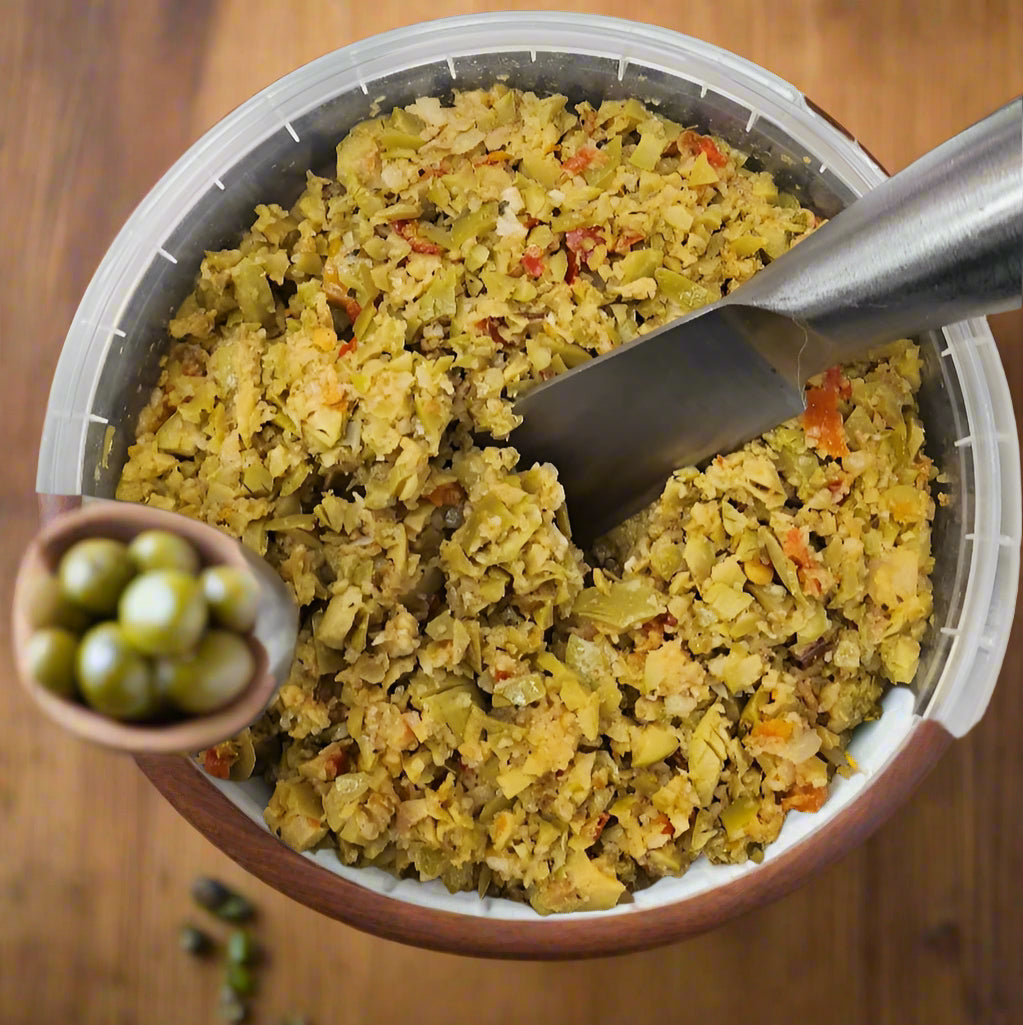 Spicy Green Tapenade & Elephant Garlic