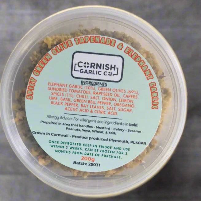 Spicy Green Tapenade & Elephant Garlic