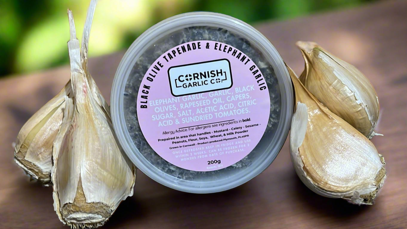 BLACK OLIVE TAPENADE & ELEPHANT GARLIC