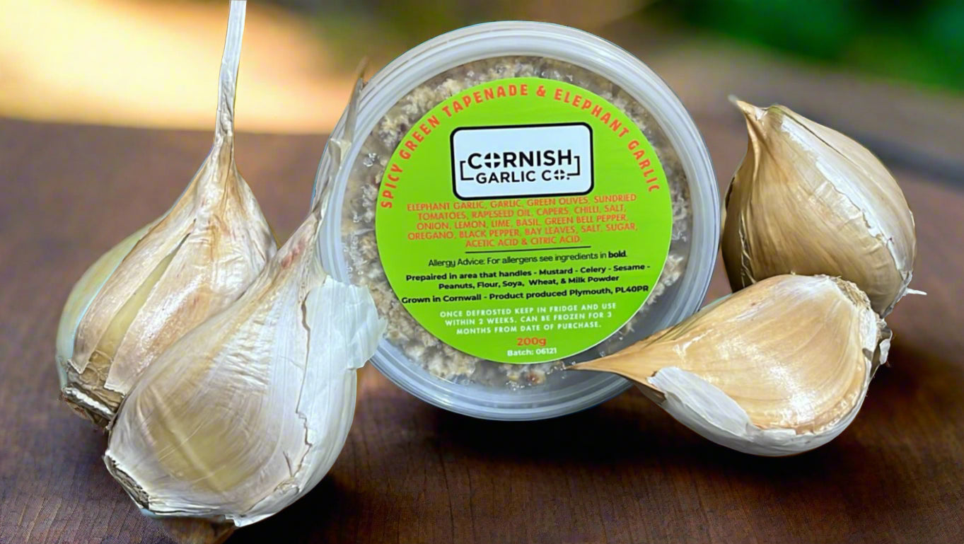 Spicy Green Tapenade & Elephant Garlic
