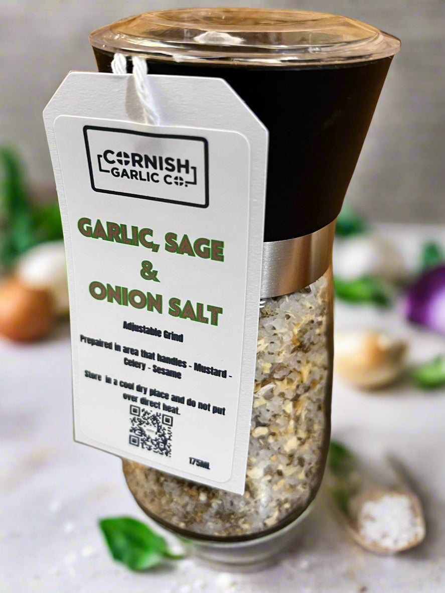 Garlic Sage & Onion Salt Grinder