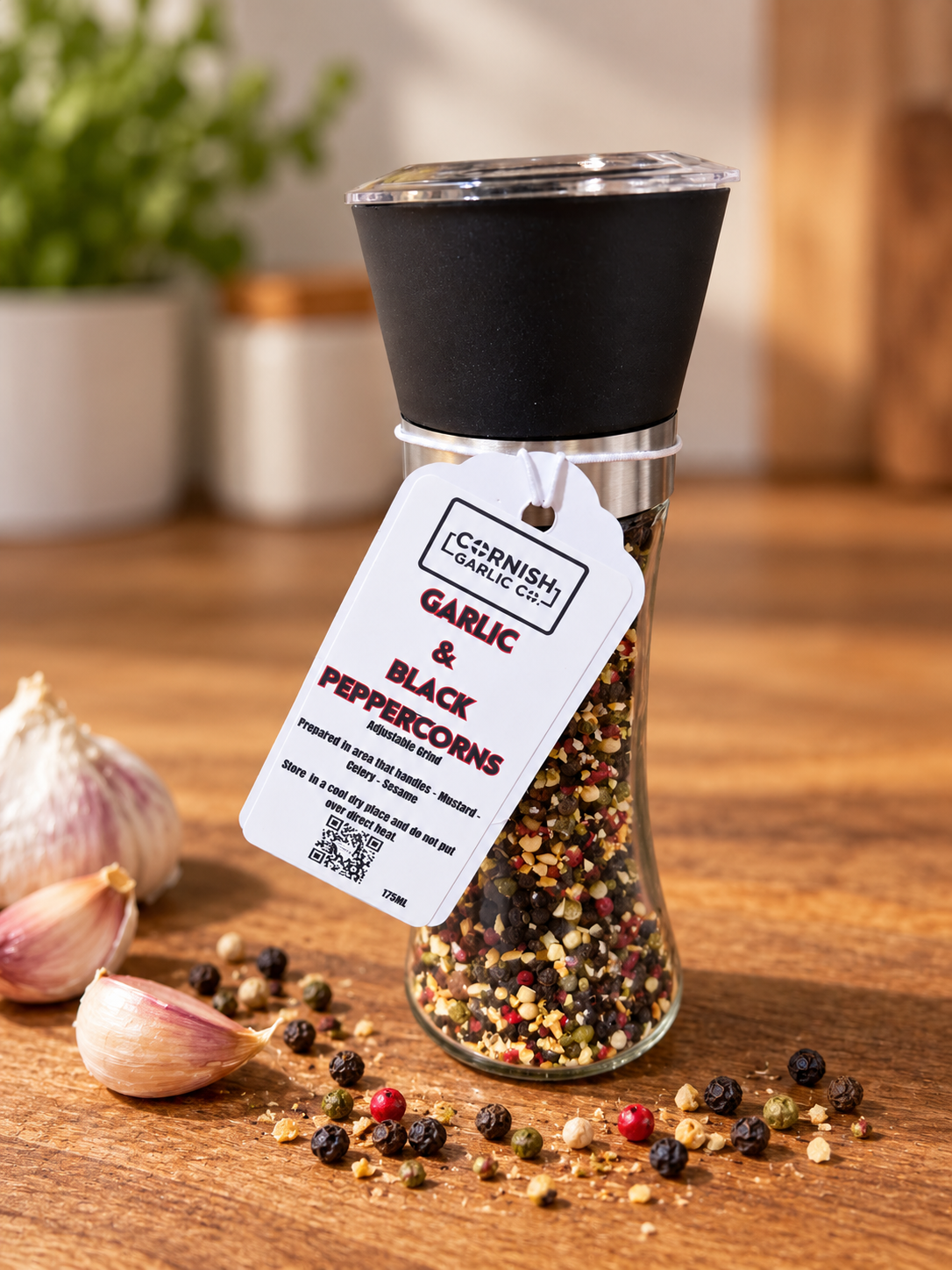 Peppercorn & Garlic Grinder