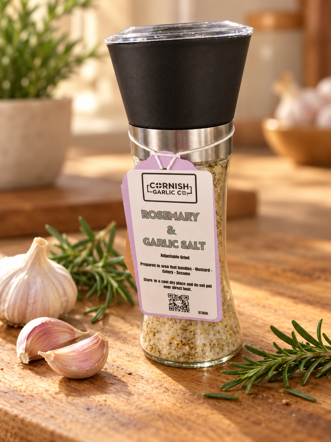 Rosemary & Garlic Salt Grinder