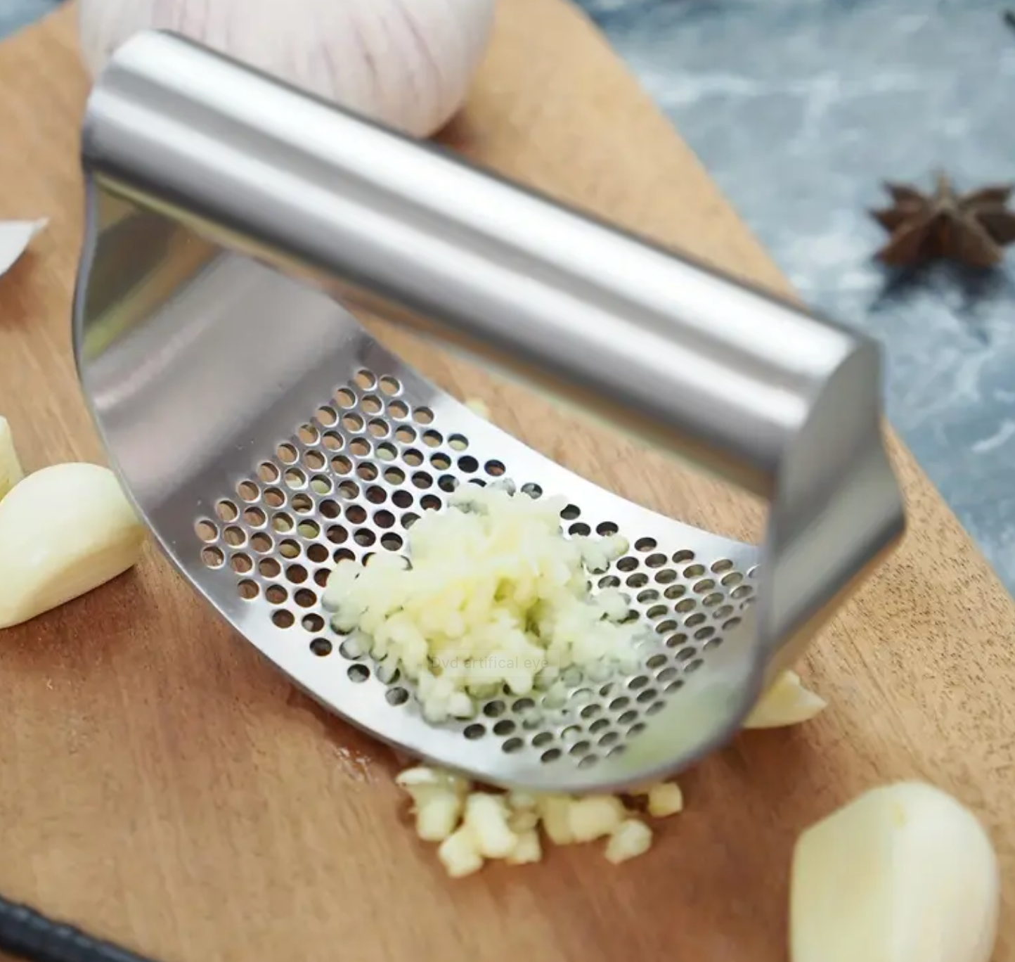 Stainless Steel Garlic Crusher & Grater