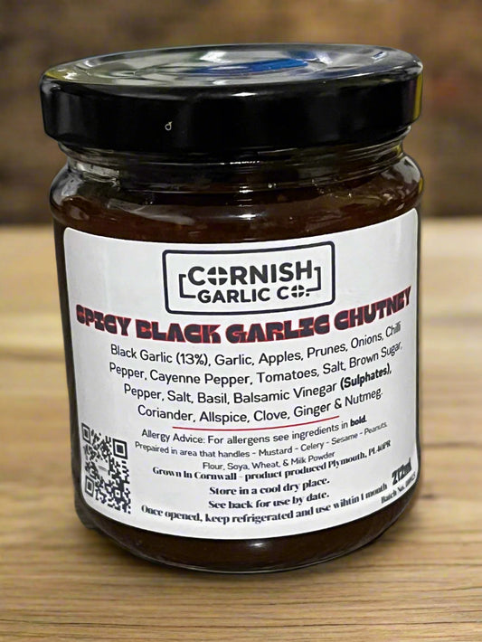 Spicy Black Garlic Chutney